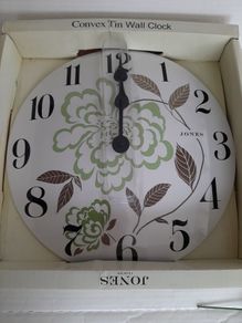 new jones wall clock in unopened box