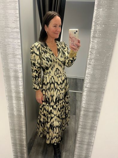 metalic dress