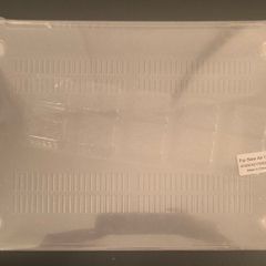 Clear Glitter Hard Case Compatible with MacBook Air 13.3" (A1932 / A2179 / A2337)