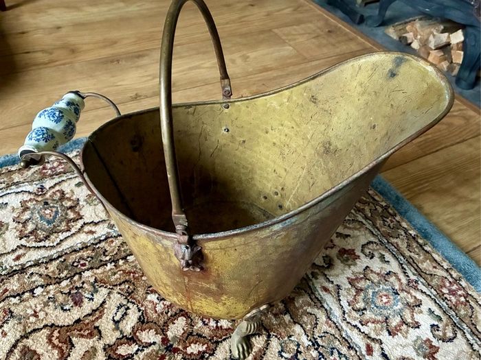 Brass Coal Bucket