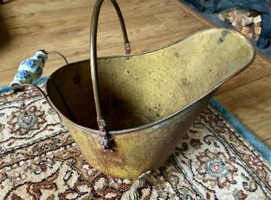 Brass Coal Bucket