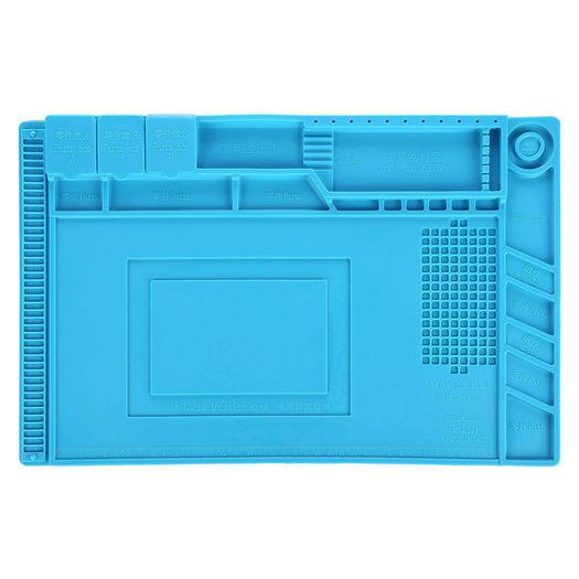 Magnetic Heat Insulation Silicone Pad Desk Mat Maintenance Platform 45x30cm