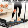 2-in-1 Folding Walking Pad Treadmill Image 3
