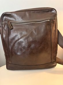 Unisex  Longchamp cross body bag, chocolate brown