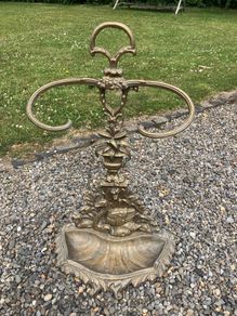Vintage Solid Brass Umbrella / Cane Stand