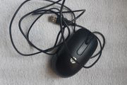 HP USB Wired 3 Button Optical Scroll Mouse Black