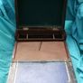 Antique Traveling Desk Wooden Writing Slope Box Image 5