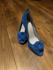 Office blue shorts- size EUR 40