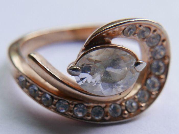Vintage 18K GP Gold Plated Ring size M