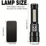 Tiktok 1pc Super Bright LED Flashlight, USB Rechargeable Handheld Torch Image 4