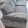 3 seater couch with pouffe Image 2