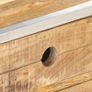 Coffee Table 89x59x33 cm Solid Rough Mango Wood Image 2