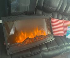 electric wall fire