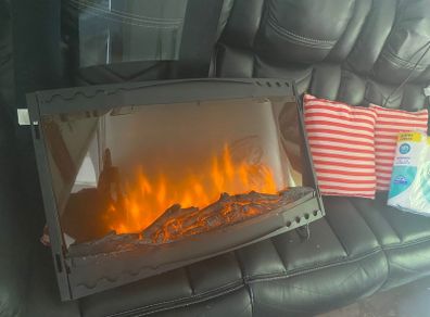 electric wall fire