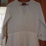 The Kooples Women's White Stitched Dots Embroidered Lace Cottagecore Dress M Image 8