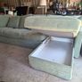 Green L Shape couch Image 3