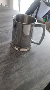 Stainless steel tankard from Martin Gear Jewellers Dublin