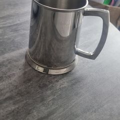 Stainless steel tankard from Martin Gear Jewellers Dublin