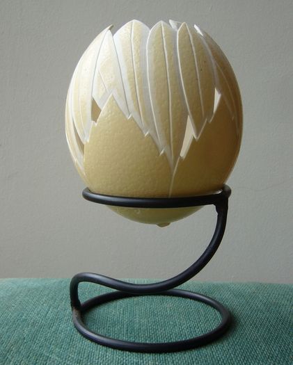 Ornamental South African Ostrich Egg
