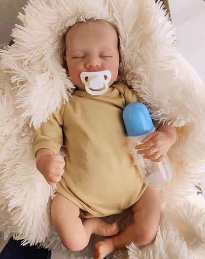 19 Inches 48cm That Looks Real Baby Doll Lifelike Silicone Vinyl Newborn Soft Doll Toddlers (FREE POSTAGE)