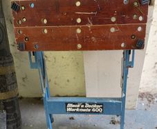 Black & Decker Workmate 400 Workbench & 2 Steel Frame Work Trestles