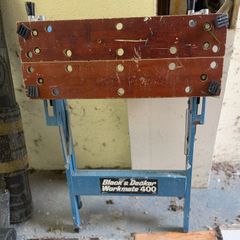 Black & Decker Workmate 400 Workbench & 2 Steel Frame Work Trestles
