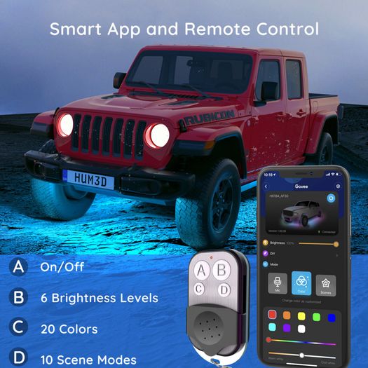 Govee RGBIC Exterior Car Underglow Lights