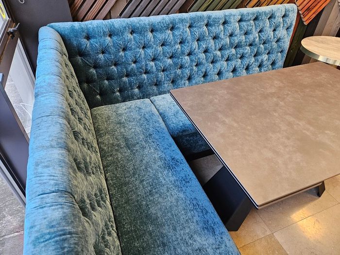 Chesterfield Style Dining Bench with Storage