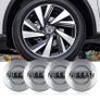 4PCS 56mm Car Wheel Center Hub Caps Tire Rim Covers Replacement Decoration For Nissan Nismo GTR Juke Versa Almera Xterra Qashqai Image 2