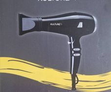 New Power kulture74 black hairdryer new in box