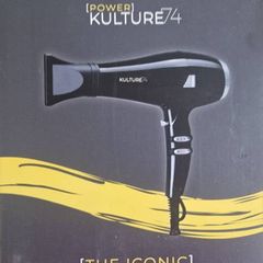 New Power kulture74 black hairdryer new in box