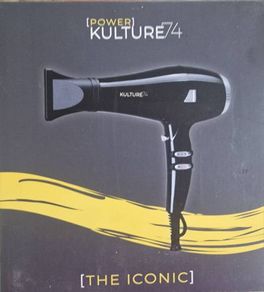 New Power kulture74 black hairdryer new in box
