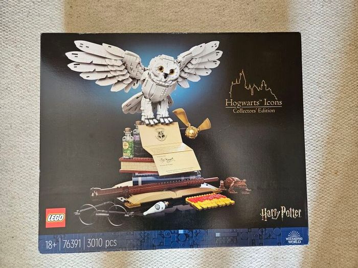 lego 76391 harry potter collector's edition, hogwarts icons