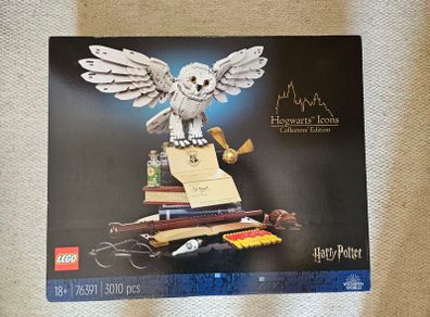lego 76391 harry potter collector's edition, hogwarts icons