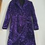 Zara Sparkly Sequin Dress Size Large Image 3