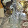 Vintage Style 1.75L Clear Glass Liquor Bottle Jug with Handle, Postage Available or Collection Image 3
