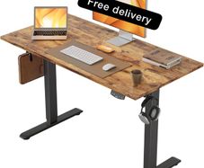Electric Standing Desk, 100 x 60 cm Height Adjustable