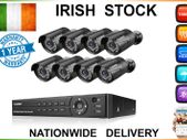 Cctv System, 8 Cameras 3000tvl Hd 1080n + Hdd - 1 Year Warranty