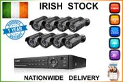 Cctv System, 8 Cameras 3000tvl Hd 1080n + Hdd - 1 Year Warranty