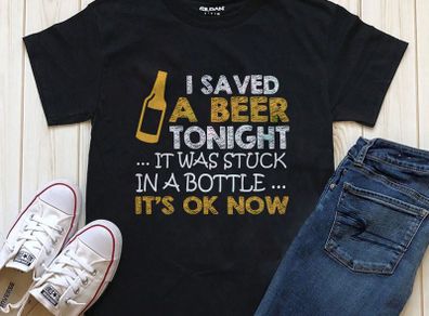 i saved a beer t-shirt