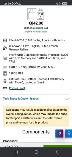 Dell Latitude 3140 laptop