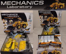 Mechanics Laboratory, Construction Equipment building Set, STEM TOYS