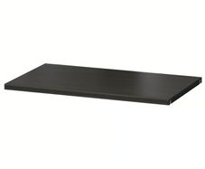 IKEA Besta Black-Brown Wood Grain Shelf