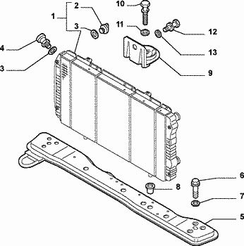 Radiator Bracket (Fiat Ducato 230/244)