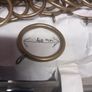 Large Amount  Of Chrome & Bronze gold  Antique  Curtin pole rings. Large amount Image 2
