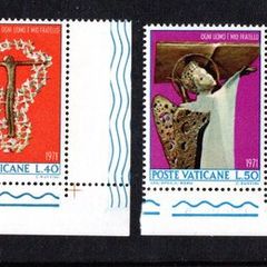 1971 Vatican City Against Racial Discrimination Commemorative Stamps Mint Never Hinged (MNH)