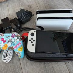 Nintendo switch oled + game