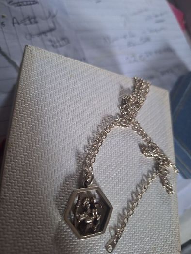 Vintage Silver St Christopher Pendant
