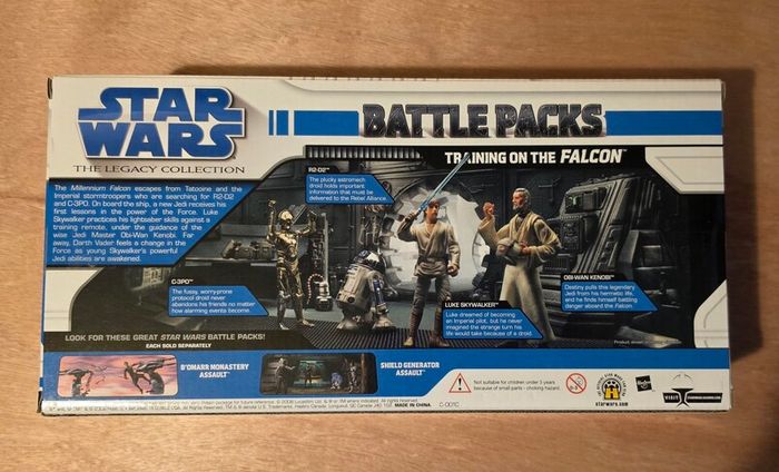 Star Wars Battle Pack Training On Falcon 3.75" Scale New & Unopened