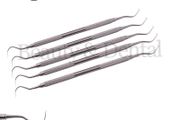 5x Explorer+Probe 23/17A Dentist Teeth Inspection Tools Tooth Scrapers Lab
